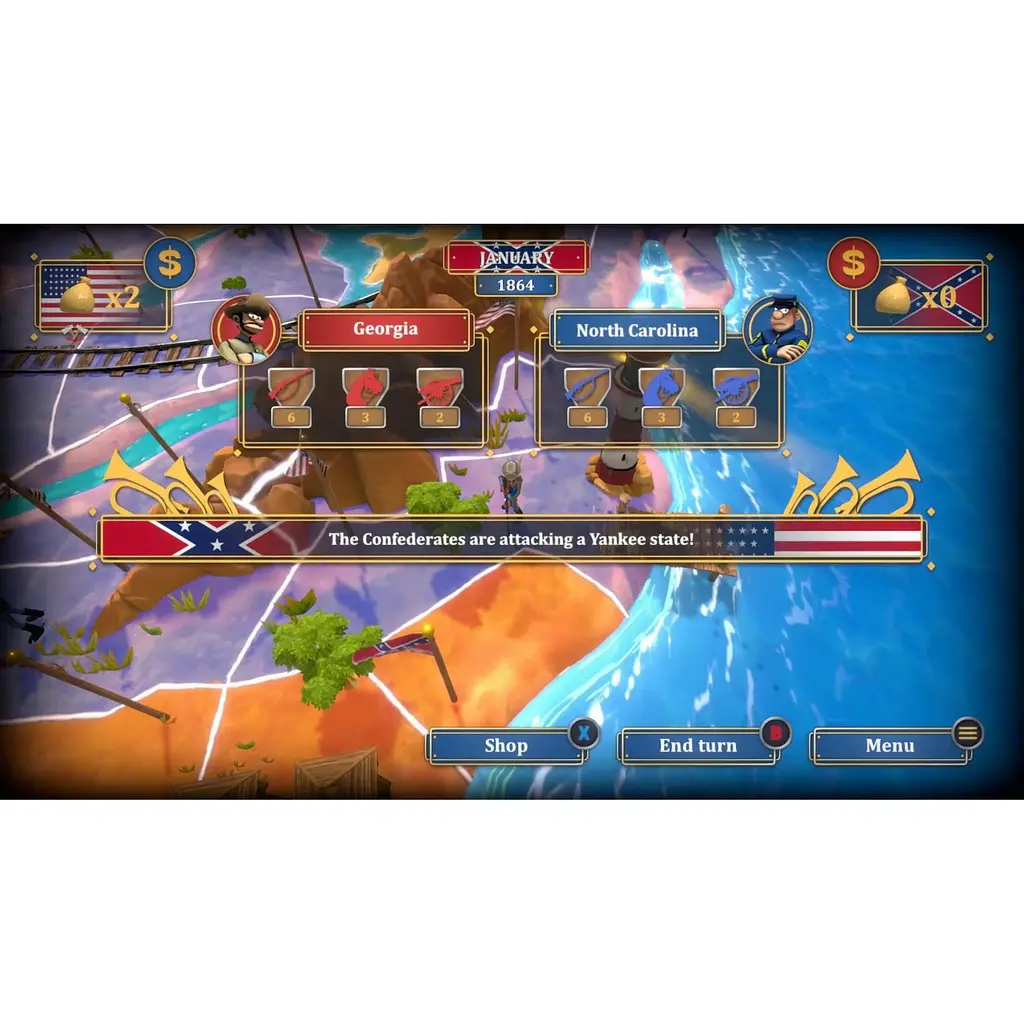 Ключ активации Microsoft The Bluecoats: North & South для Xbox One/Series S/X - фото 2