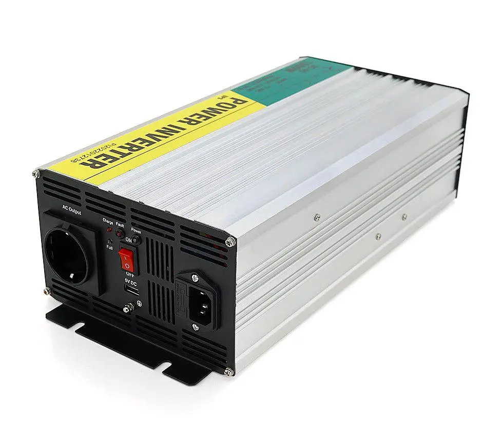 Інвертор напруги 12/220V Ritar RSCU1000, 1000Вт з правильною синусоїдою, вбудоване зарядне - фото 2