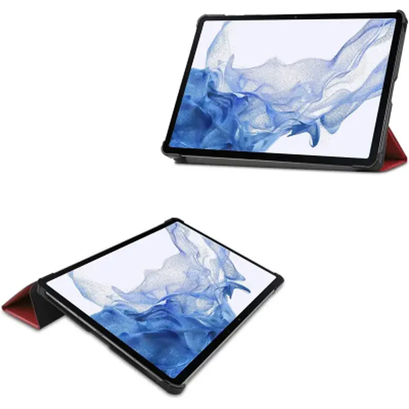 Чохол до планшета BeCover Smart Case Samsung Tab S9 (SM-X710/SM-X716)/S9 FE (SM-X510/SM-X516B) 11.0" Red Wine (709893) - фото 6