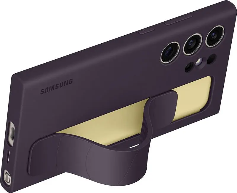 Чохол-накладка Samsung Standing Grip Case для Samsung Galaxy S24 Ultra SM-S928 Dark Violet (EF-GS928CEEGWW) - фото 4