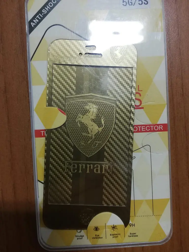 Захисне скло для iPhone 5/5S переднє + заднє золотисте - фото 4