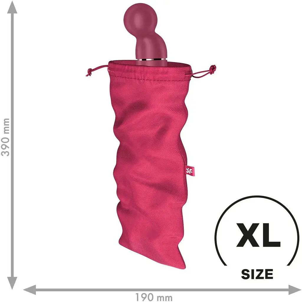 Мішечок для зберігання іграшок Satisfyer Treasure Bag XL Pink - фото 2