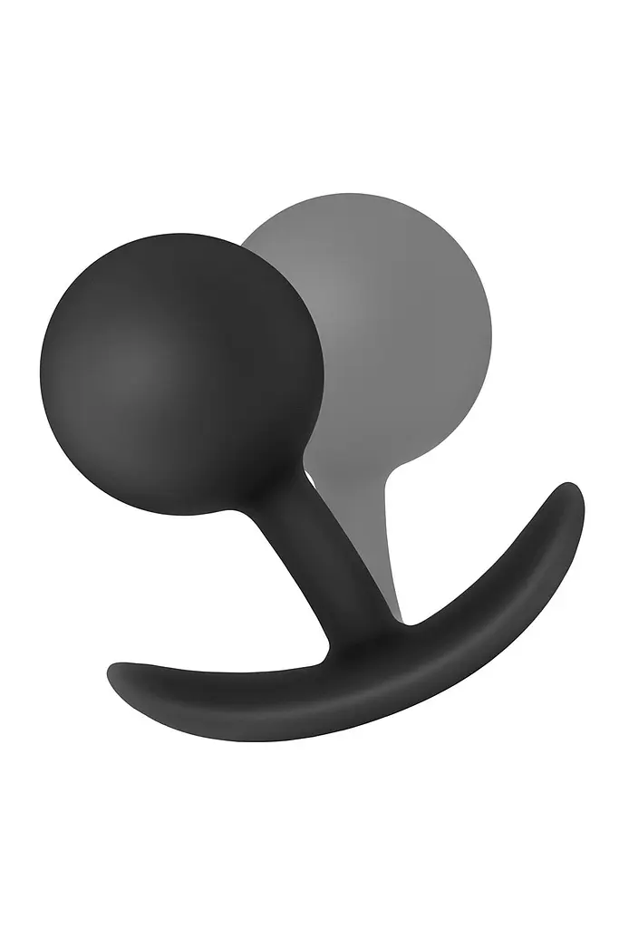 Анальна пробка Anal Adventures Platinum Plug 8.9 см (чорний) - фото 3