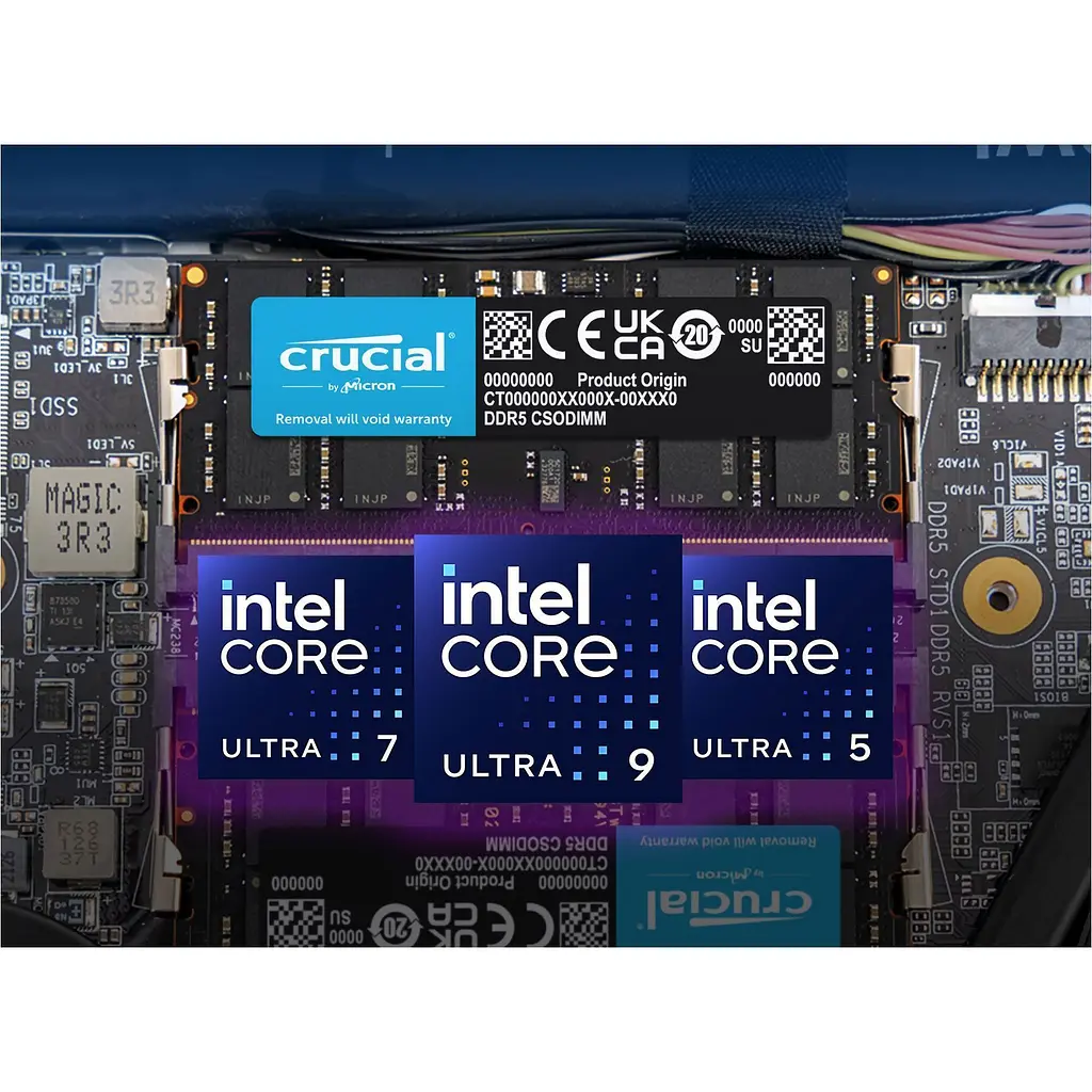 Модуль пам'яті SO-DIMM DDR5 Crucial 16GB 6400MHz (CT16G64C52CS5) [147394] - фото 6