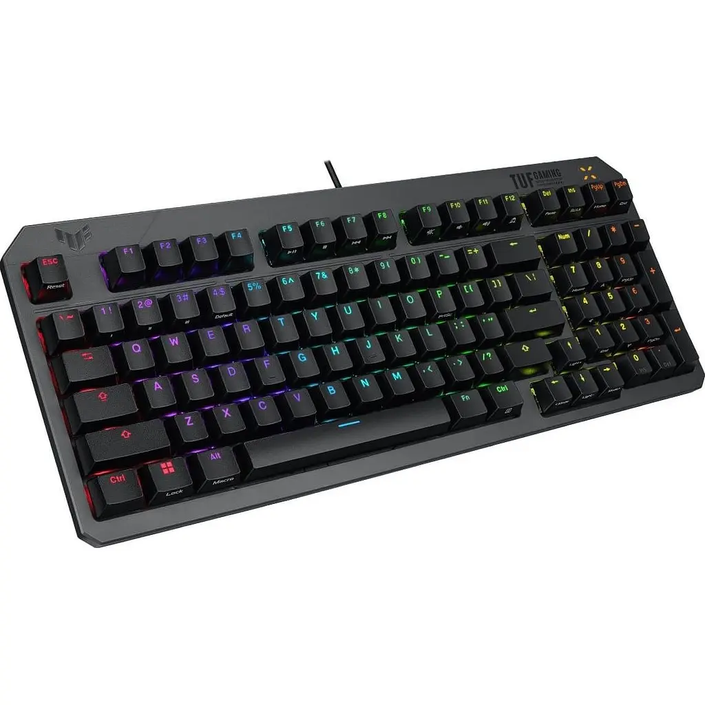 Клавіатура ASUS TUF Gaming K3 Gen II UKR Opti-Mech RGB Red Switches (90MP0390-BKMA00) - фото 3