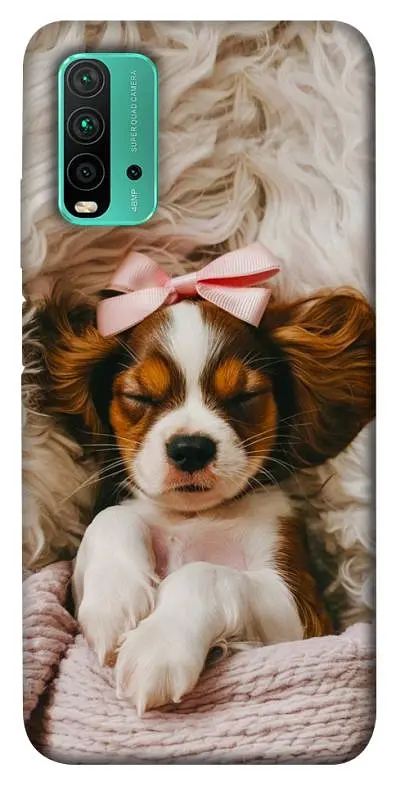 TPU чохол Demsky Sleepy spaniel для Xiaomi Redmi Note 9 4G / Redmi 9 Power / Redmi 9T