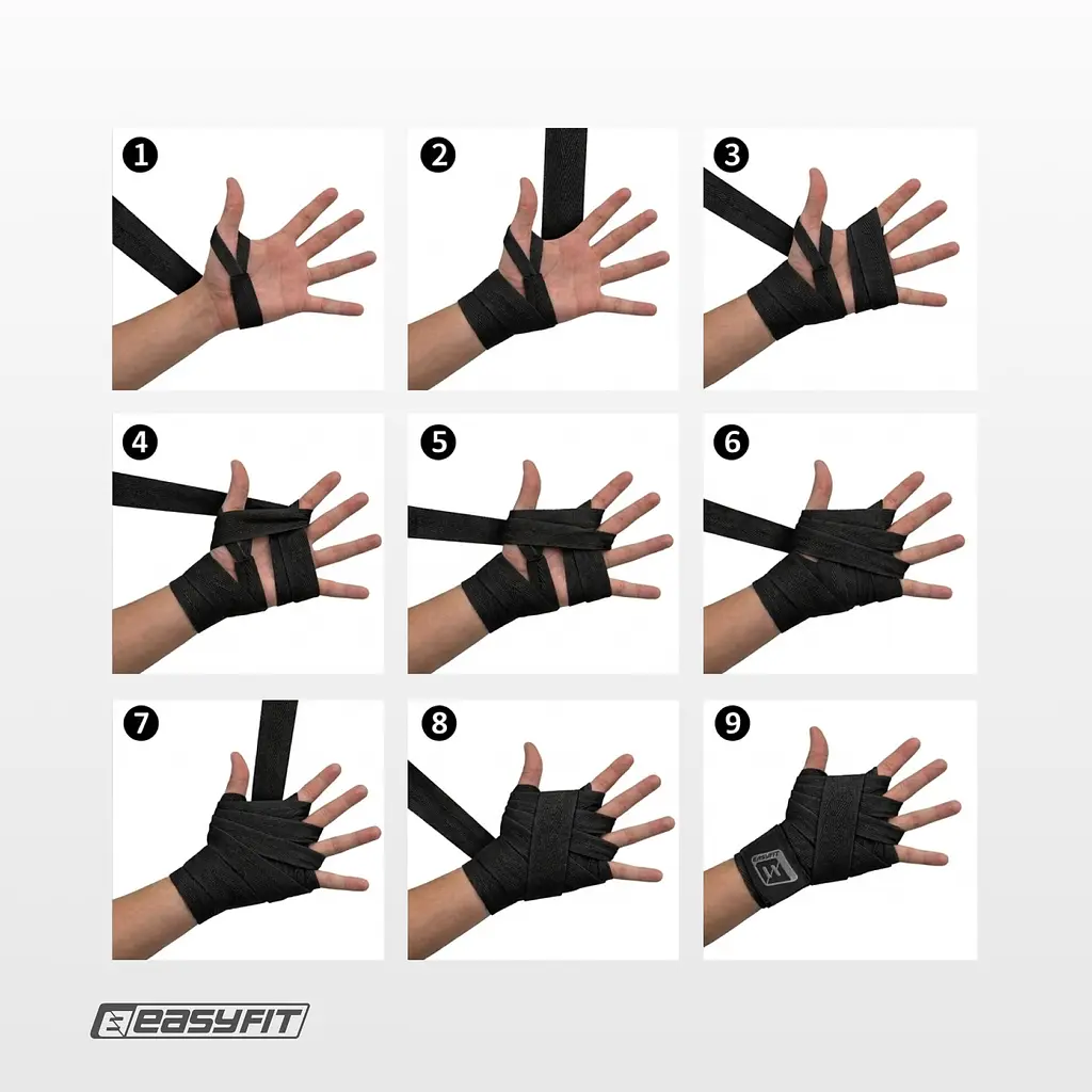 Бинты для бокса EasyFit FlexWrap 4 м - фото 6