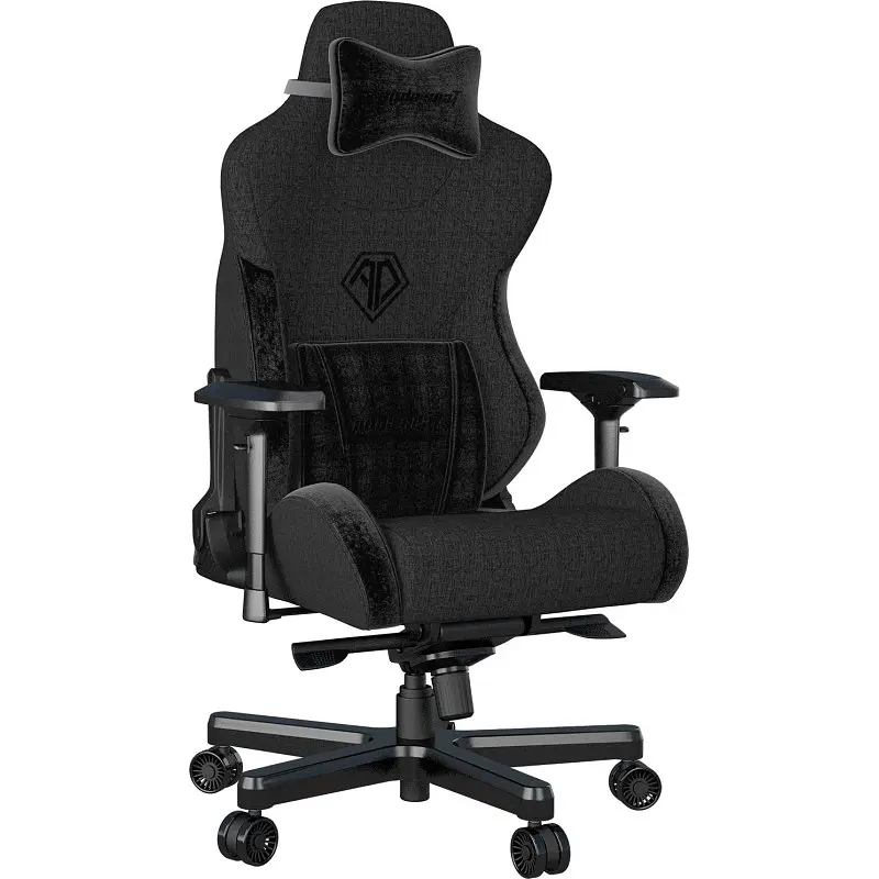 Кресло для геймеров Anda Seat T-Pro 2 Size XL Black (AD12XLLA-01-BF) - фото 2