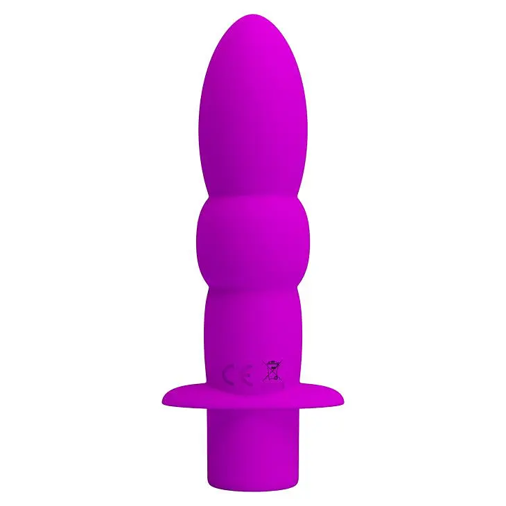 Анальна пробка Pretty Love Wyatt 11.5 см (фіолетовий) - фото 3