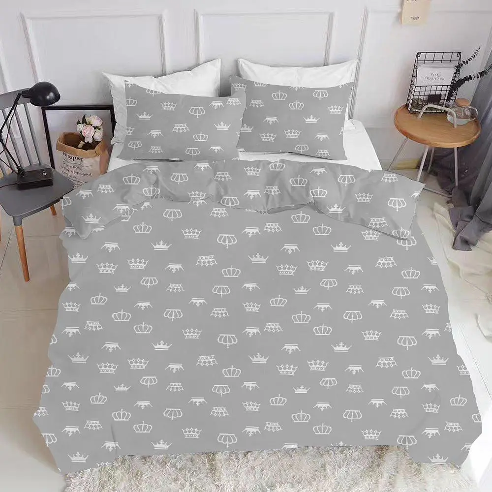 Набір наволочок Cosas Rose crown 50х70 см рожевий (SetPillow_CrownGrey_Rose_50х70) - фото 5