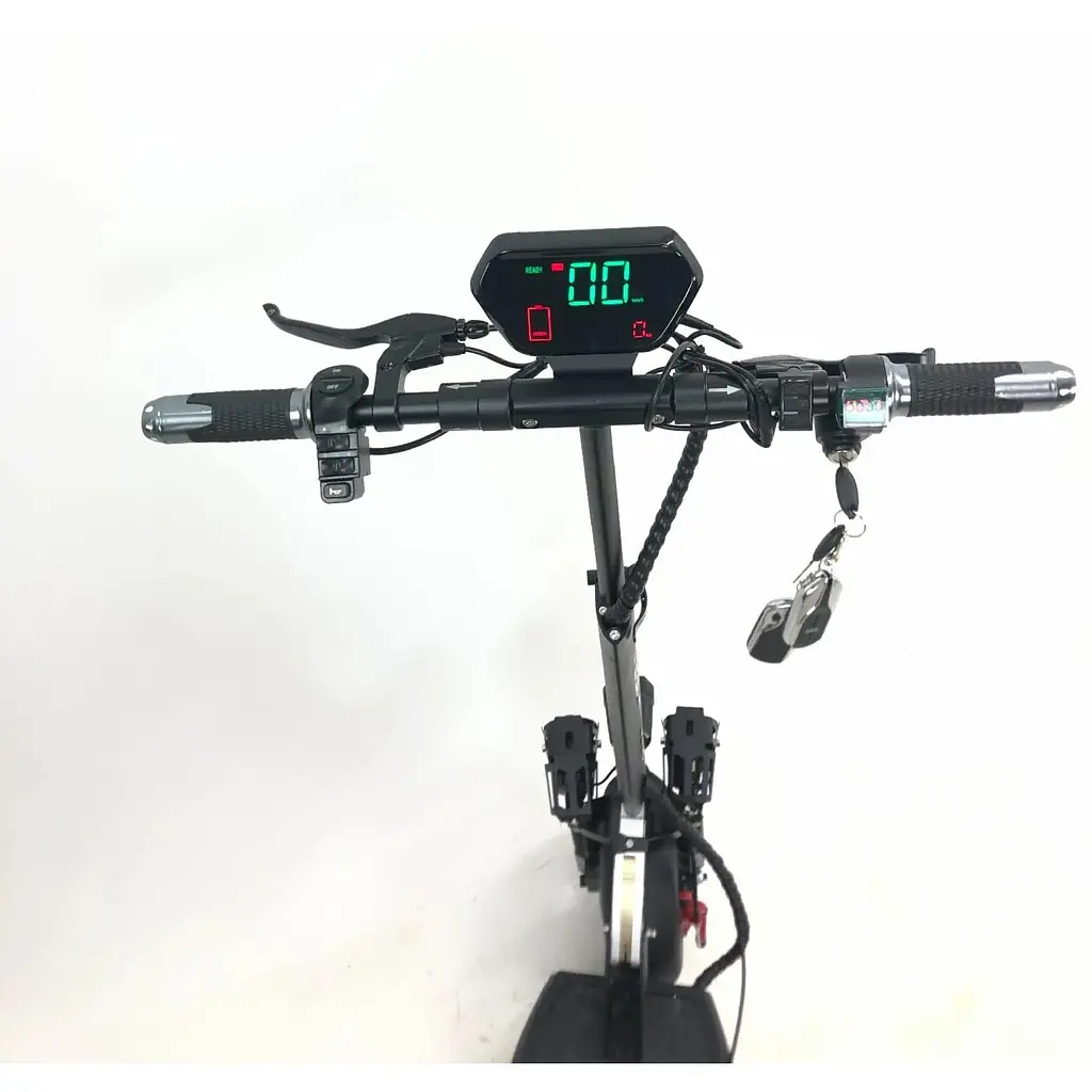 Електросамокат Tesla 10000 NEW (1000W, 48V, 21Ah) Чорний - фото 7