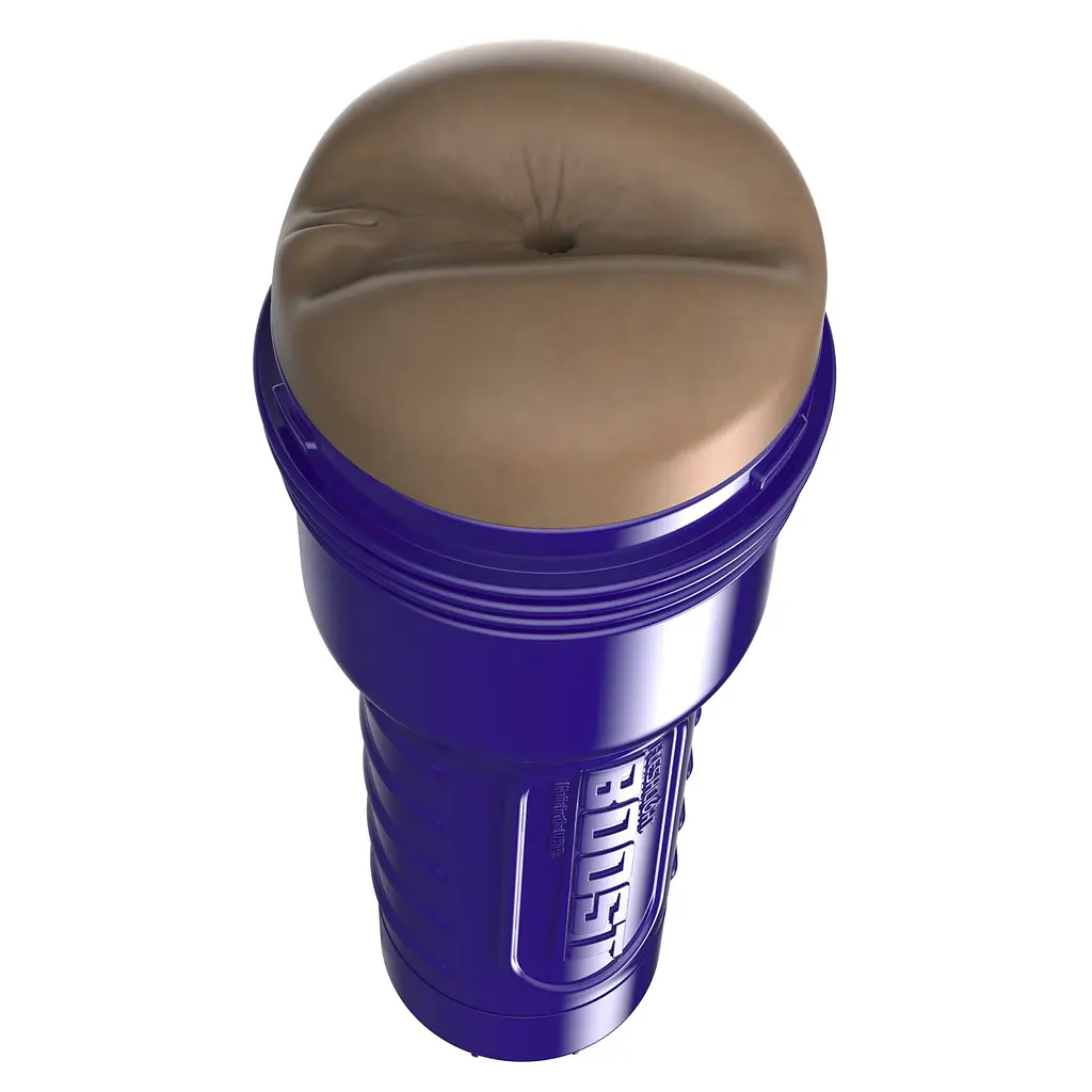 Мастурбатор-попка Fleshlight Boost Blast Female Medium Dark Flesh, плаваючі кільця Turbo Tech - фото 6
