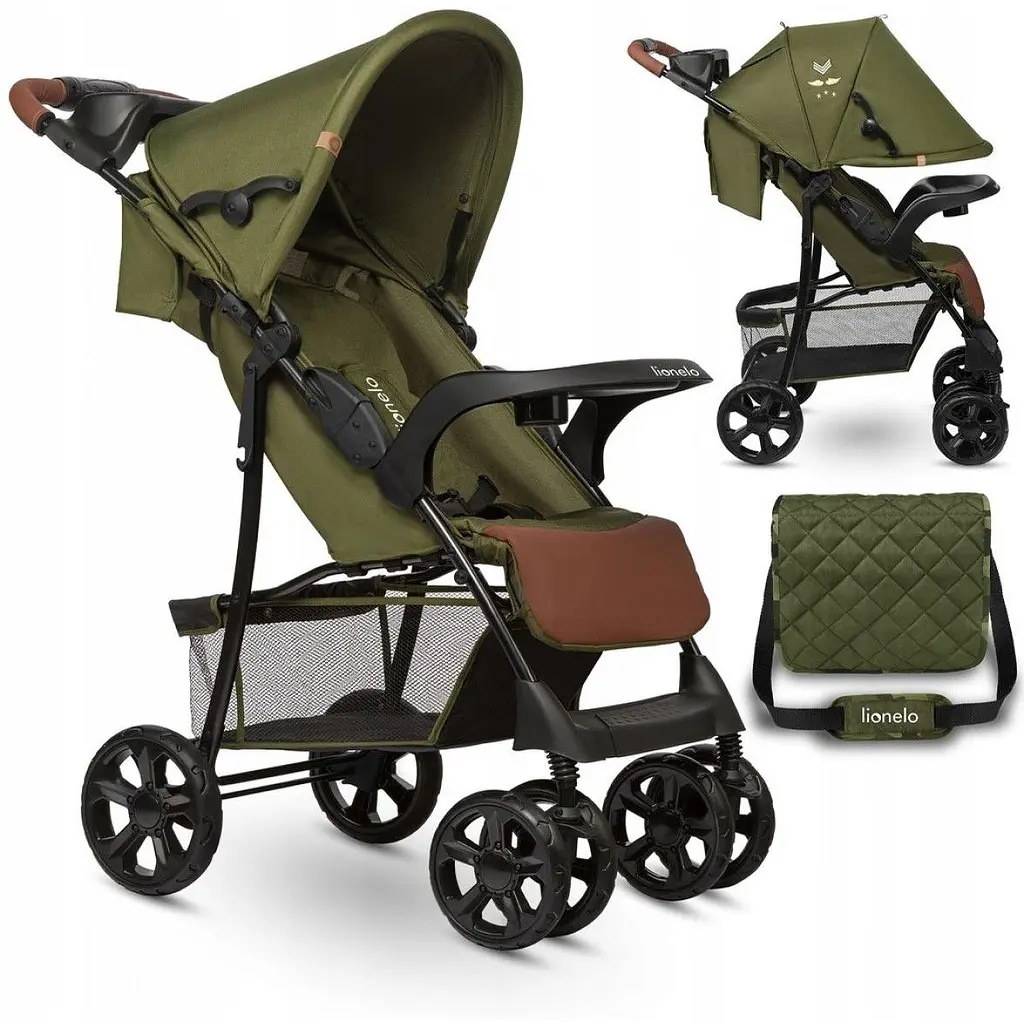 Коляска прогулянкова Lionelo Emma Plus Forest Green (LO-EMMA PLUS FOREST GREEN) - фото 5