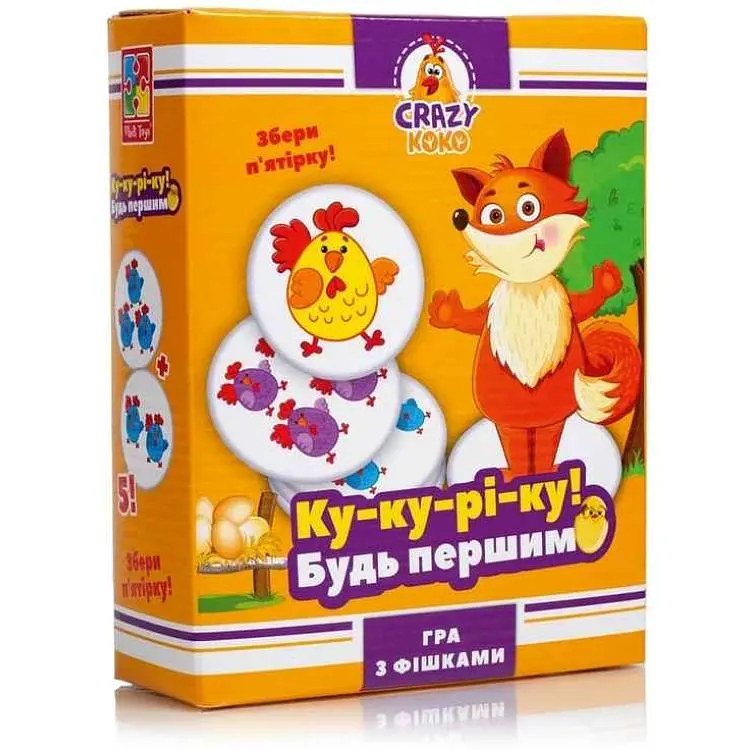 Гра настільна VLADI TOYS Ку-ку-рі-ку! (укр) VT8025-08