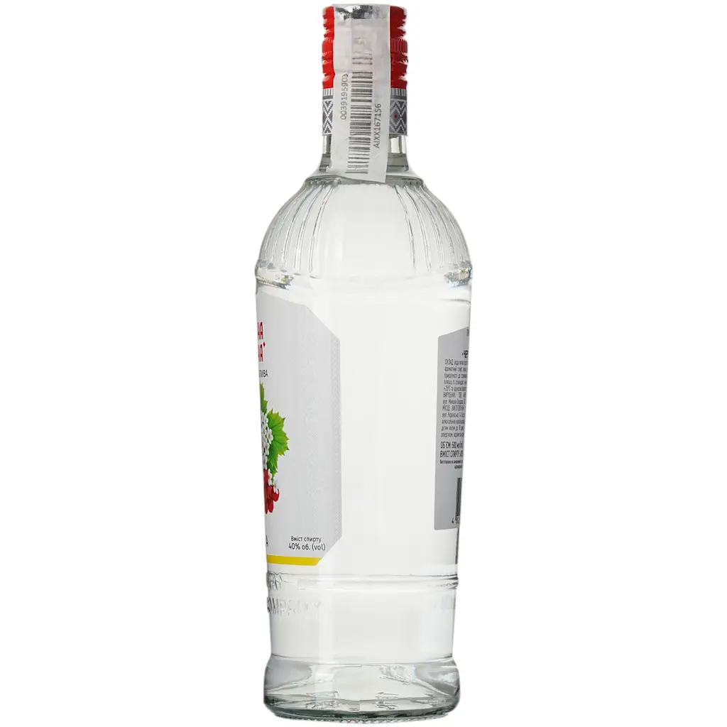 Горілка Червона Калина М'яка 40% 0.5 л - фото 3