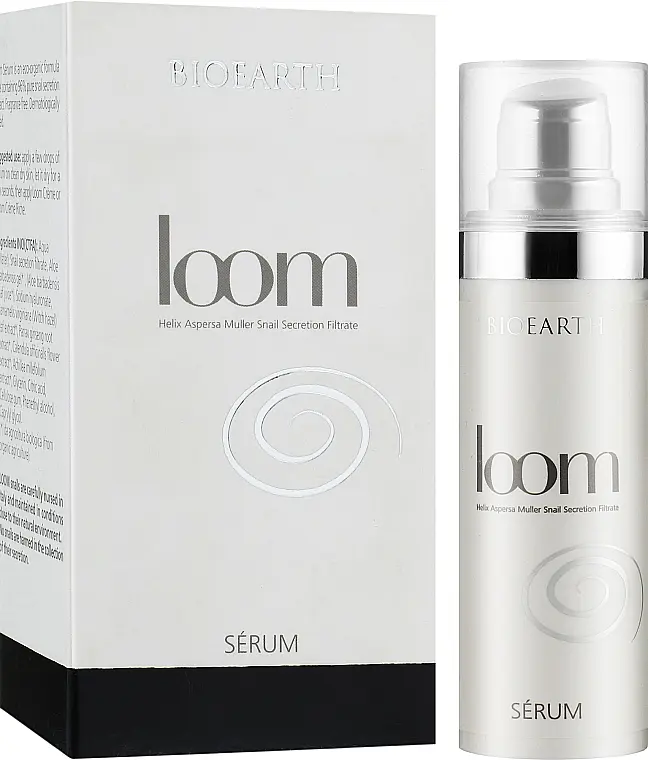 Сироватка для обличчя Bioearth Loom Serum з екстрактом слизу равлика 30 мл - фото 2