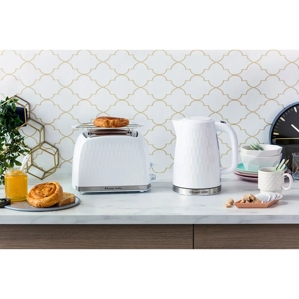 Тостер Russell Hobbs Honeycomb білий 850 Вт (26060-56) - фото 6