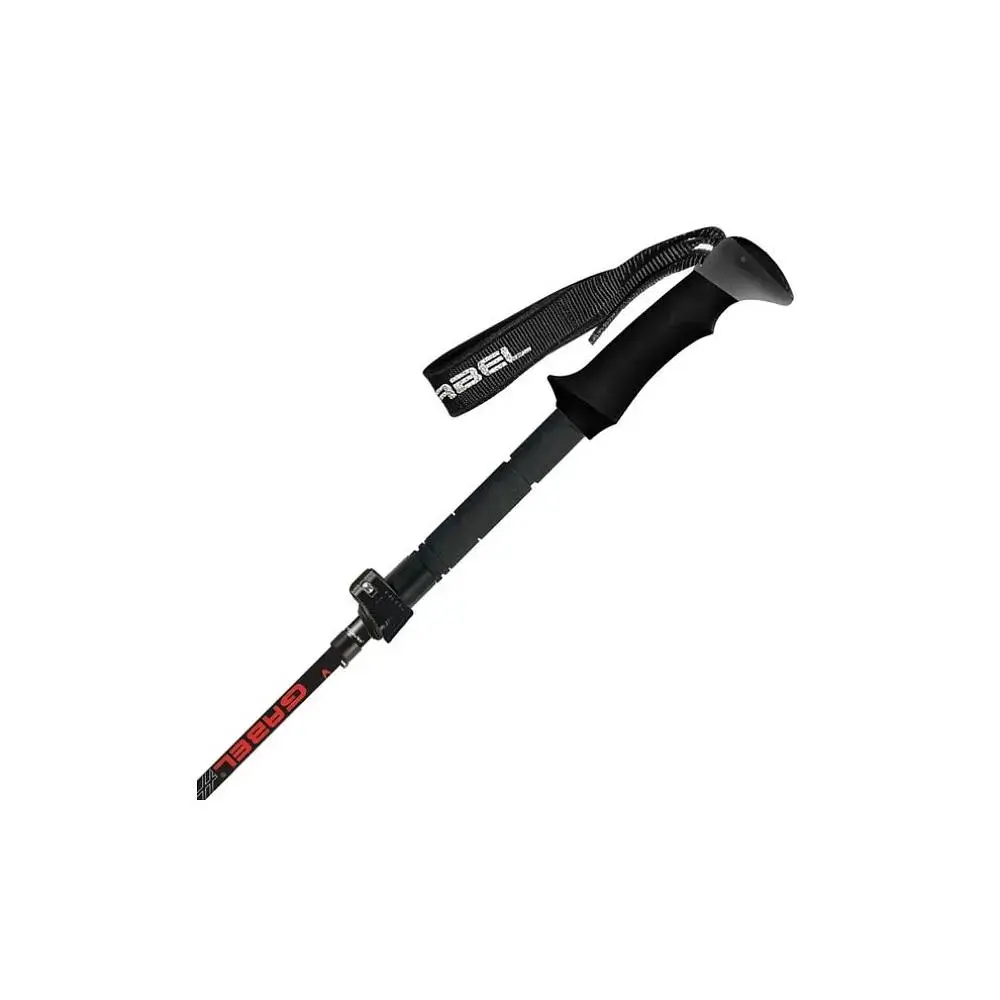 Трекинговые палки Gabel FR-3 EF 110-130 Черный-Красный - фото 2