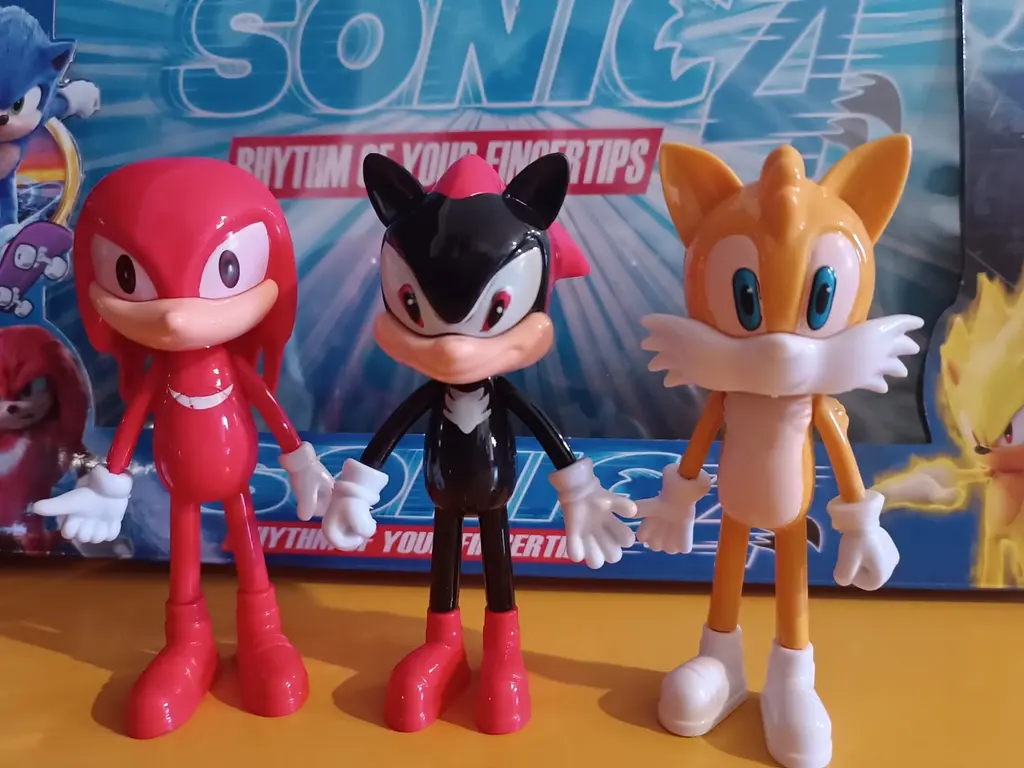 Набір іграшок фігурок Супер Сонік Sonic 4, 6 шт у коробці - фото 4