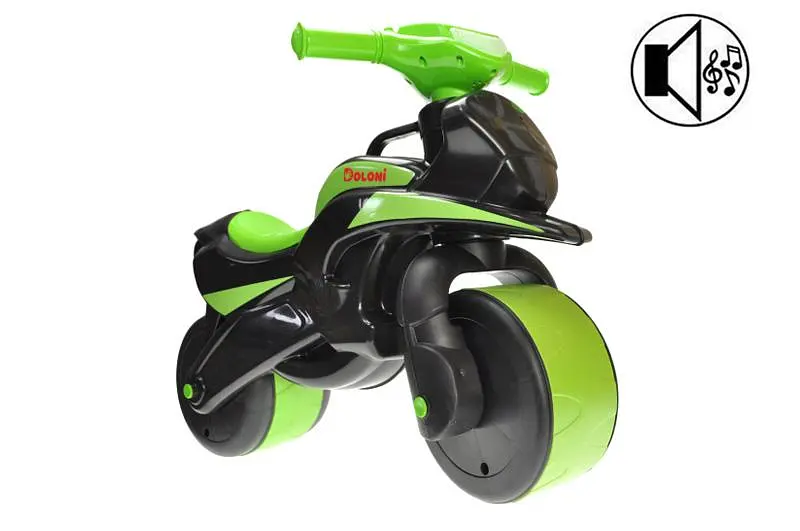 Дитяча каталка мотоцикл музичний толокар 0139/59 "Sport" чорний DOLONI - фото 3