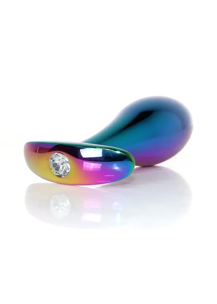 Анальна металева пробка Plug - Jewellery Multicolour PLUG- Clear L Boss Series 64-00145 100341 - фото 6