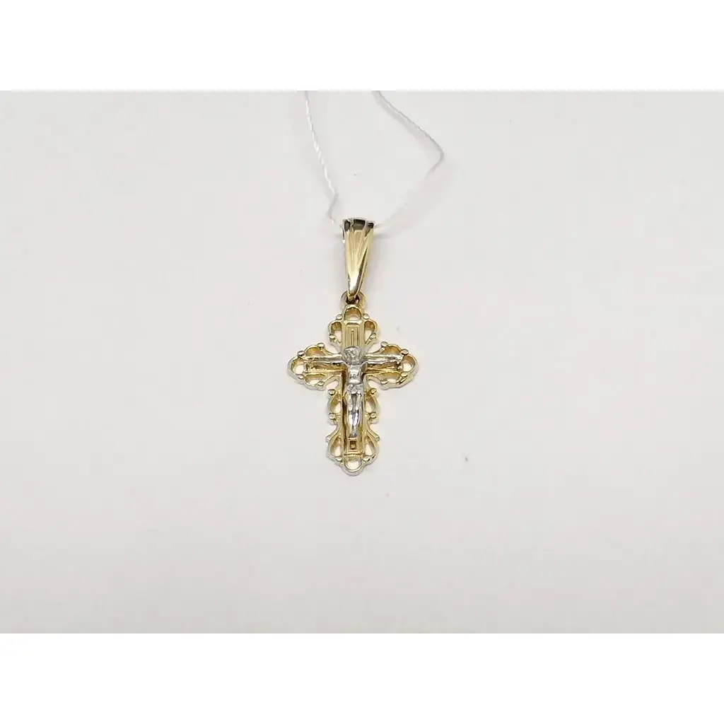 Золотий хрестик Імперія золота. Розп'яття Христа. КР309И - фото 2