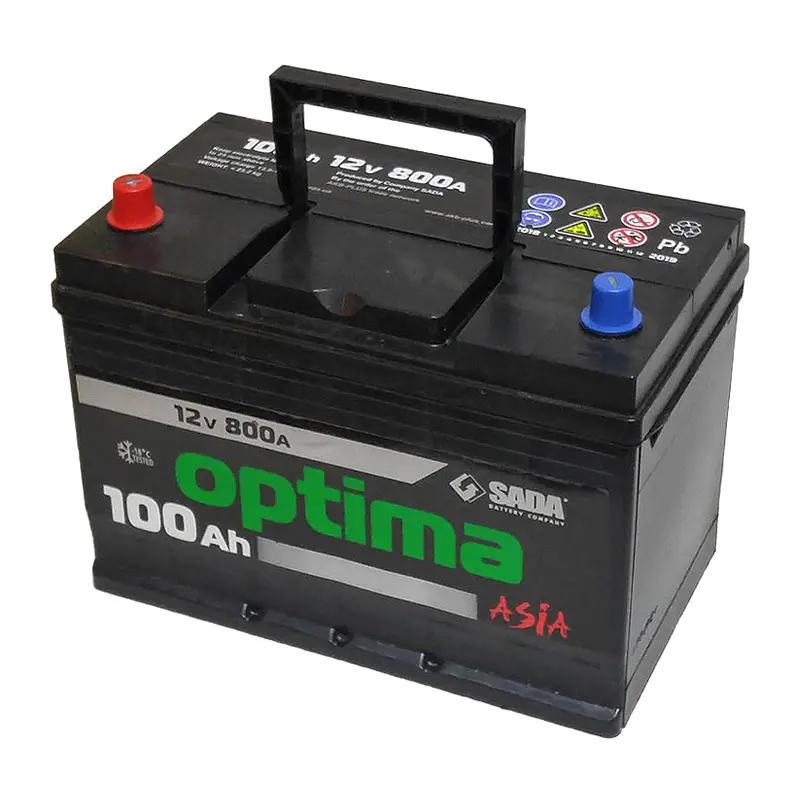 Автомобильный аккумулятор Optima Asia 6СТ-100 (+/-) 12В 100Ач 800А - фото 3