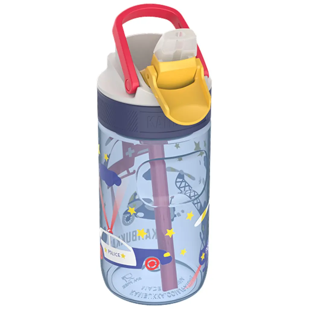 Бутылка для воды тритановая Kambukka Lagoon kids Police Patrol 400 мл синяя (11-04059) - фото 3