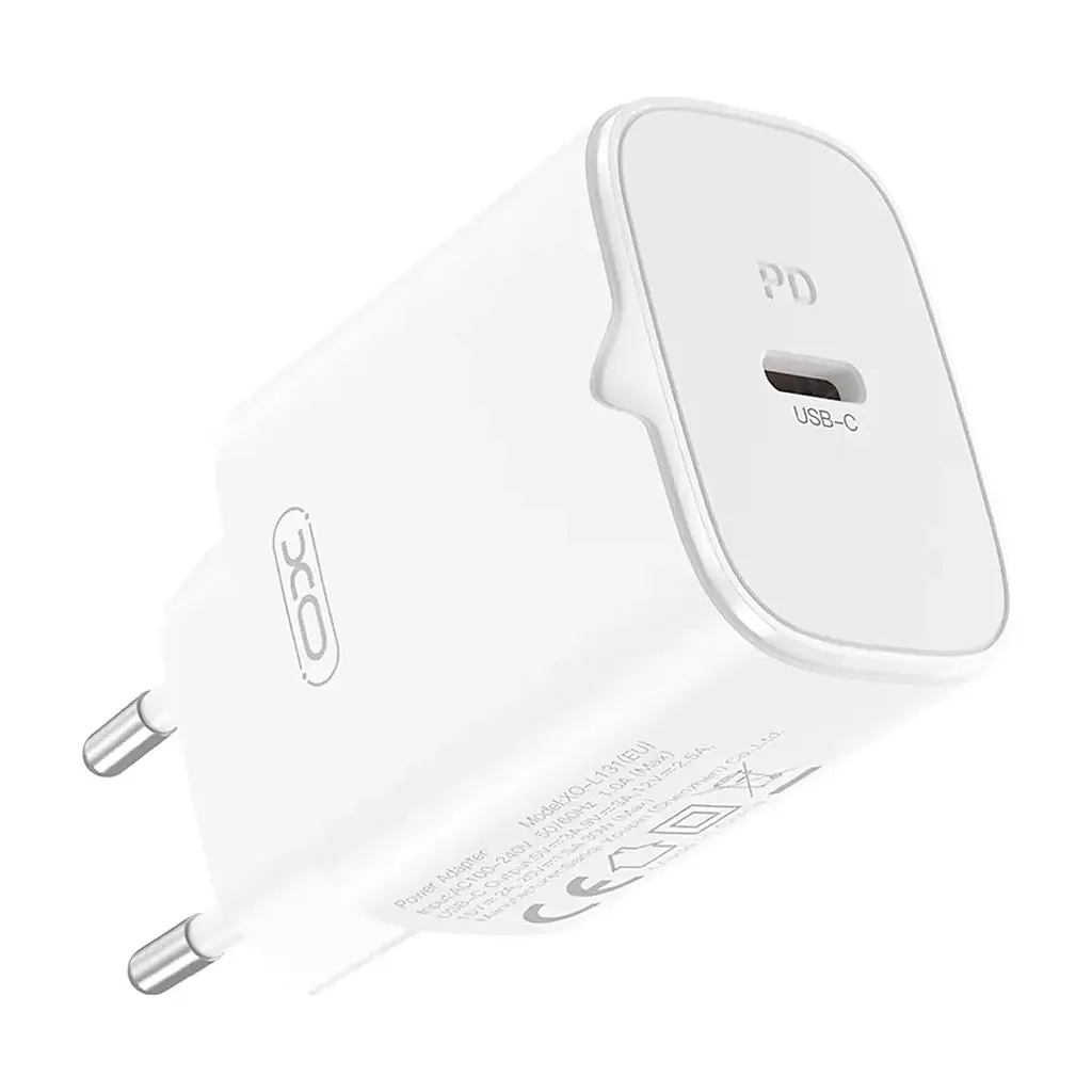 Зарядний пристрій XO USB-C PD30W white (L131.white) - фото 3