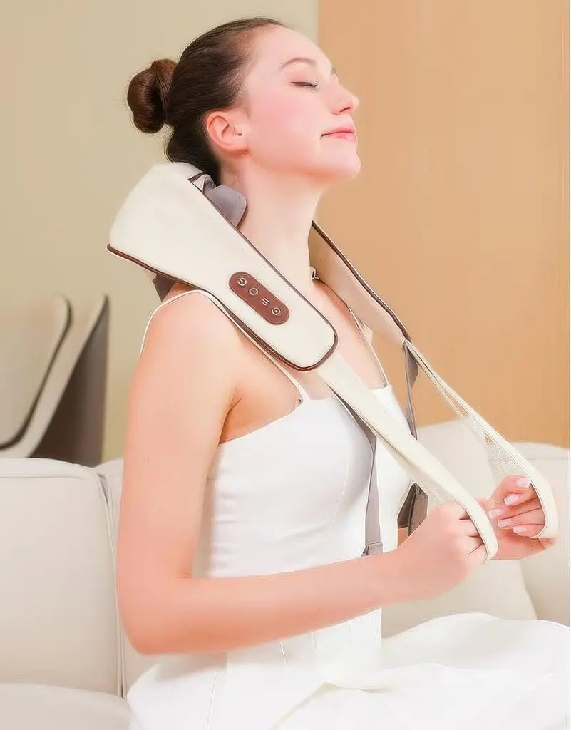 Масажер для шиї та плечей шийний масажер для комірної зони Massager Shoulder Neck Waist Back Legs - фото 8