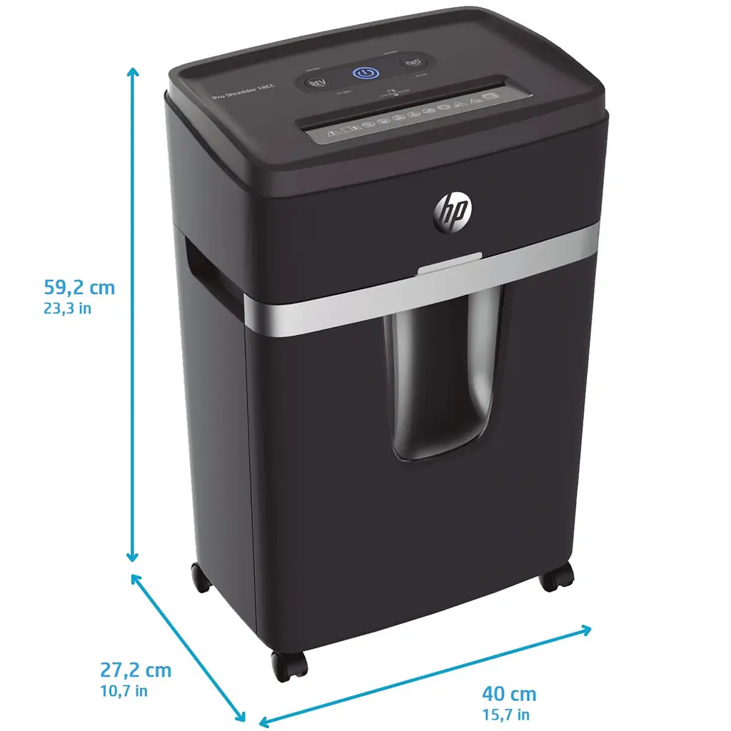 Знищувач документів HP Pro Shredder 18CC A4 80g х 18 аркушів одночасно - фото 5
