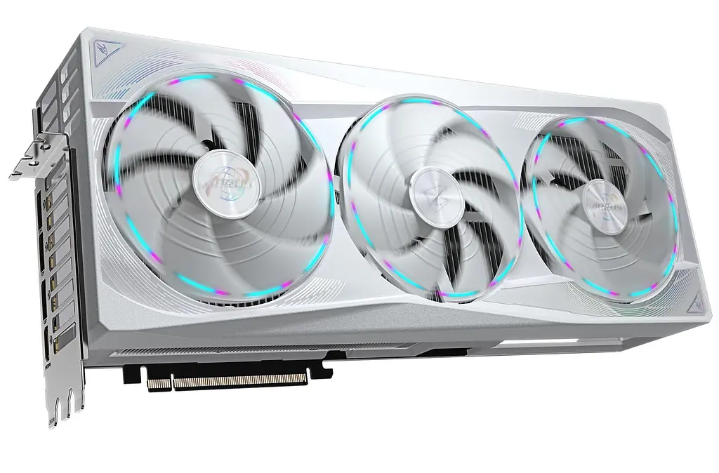 Відеокарта GIGABYTE RTX 5090 32GB AORUS STEALTH ICE (GV-N5090AORUSST ICE-32GD) (GDDR7, 512 bit, PCI-E v5.0 x16) - фото 6