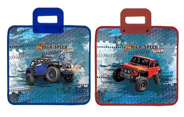 Портфель із пластиковими ручками Kidis High Speed, позашляховики, 30x34 см, 340 мкм (В асортименті) - фото 2