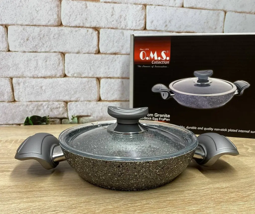Сотейник O.M.S. Collection 3214-18 см Grey