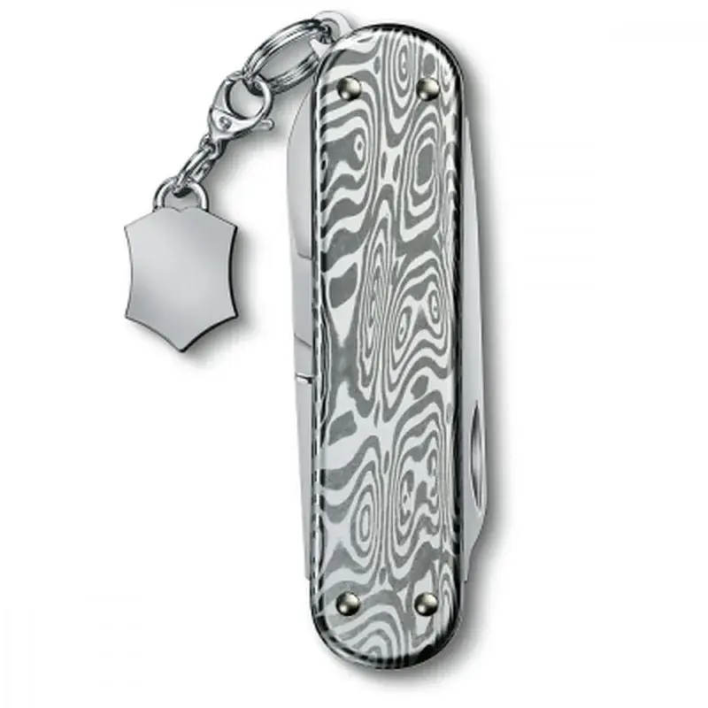 Ніж Victorinox Classic SD Brilliant Damast + брелок-лого (0.6221.34) - фото 4