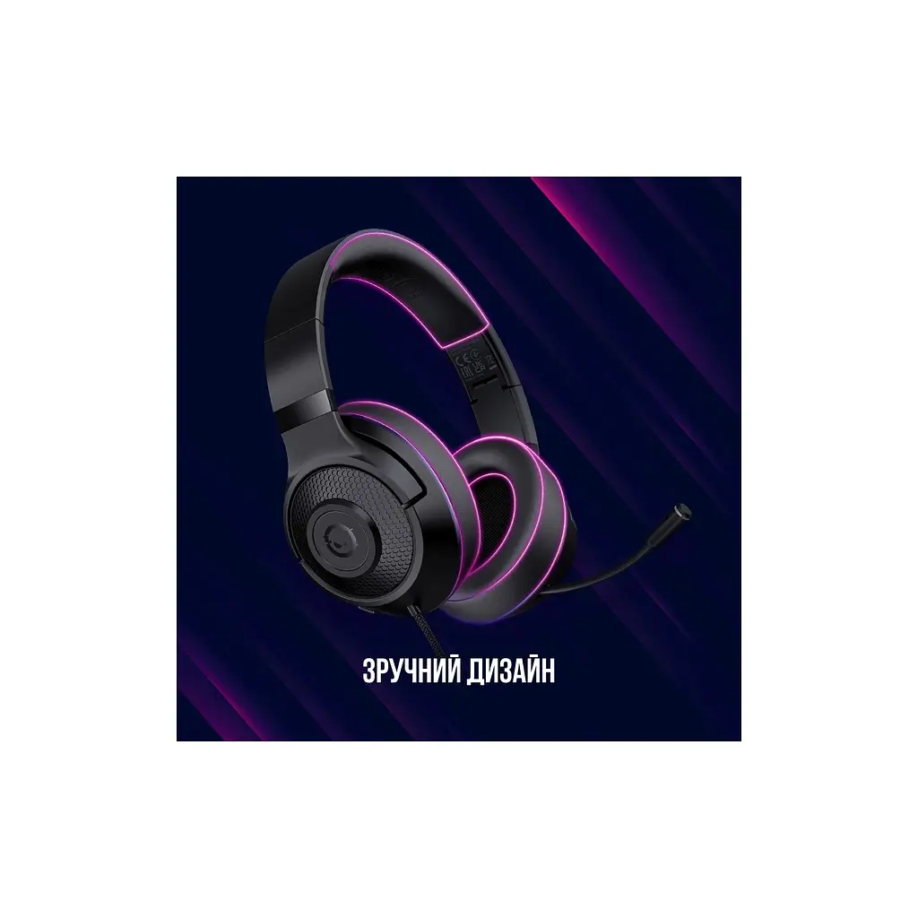 Навушники Lorgar Noah 101 Gaming 3.5 мм Black (LRG-GHS101B) - фото 9