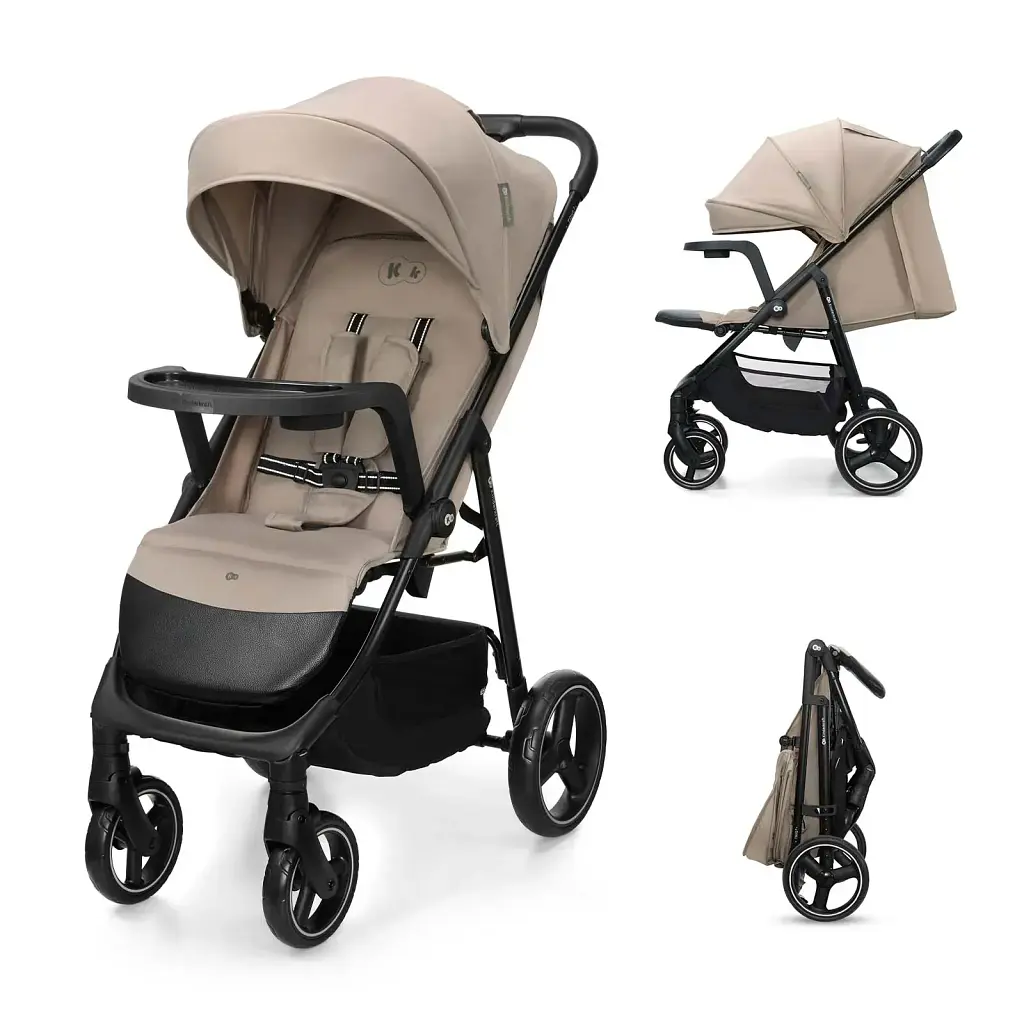 Прогулянкова коляска Kinderkraft Trig 3 Tray Beige (KSTRIG03BEG000T)