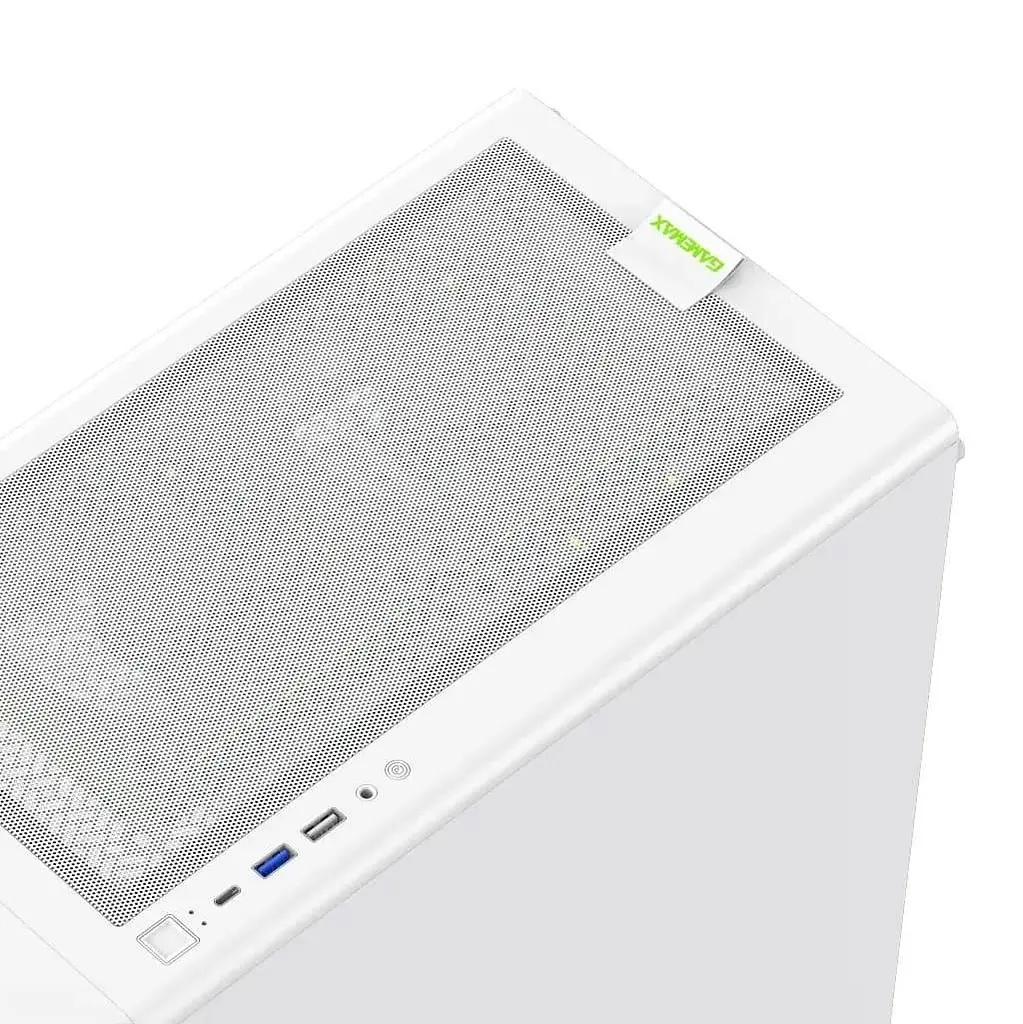 Корпус GameMax Aeris 330 M Tempered Glass без БЖ White (AERIS 330 MW) - фото 6