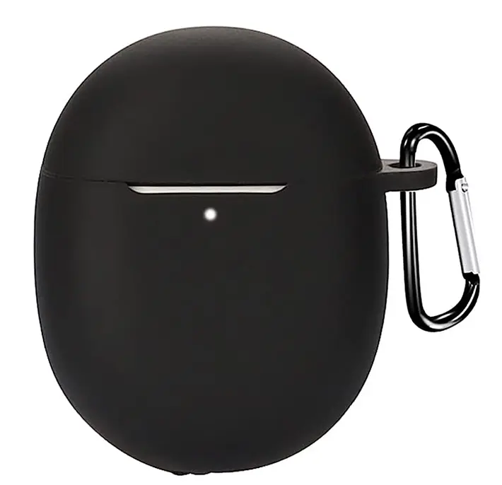 Чохол-накладка DK Silicone Candy Friendly з карабіном для Google Pixel Buds Pro (black) - фото 2