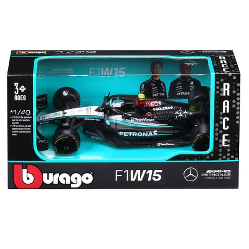 Масштабна модель автомобіля Bburago Автомодель - Mercedes-AMG F1 W15 Performance (2024), 1:43 (18-38208) - фото 11