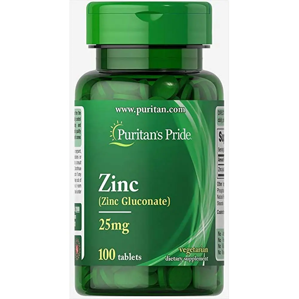 Цинк глюконат Zinc 25 mg - 100 tabs