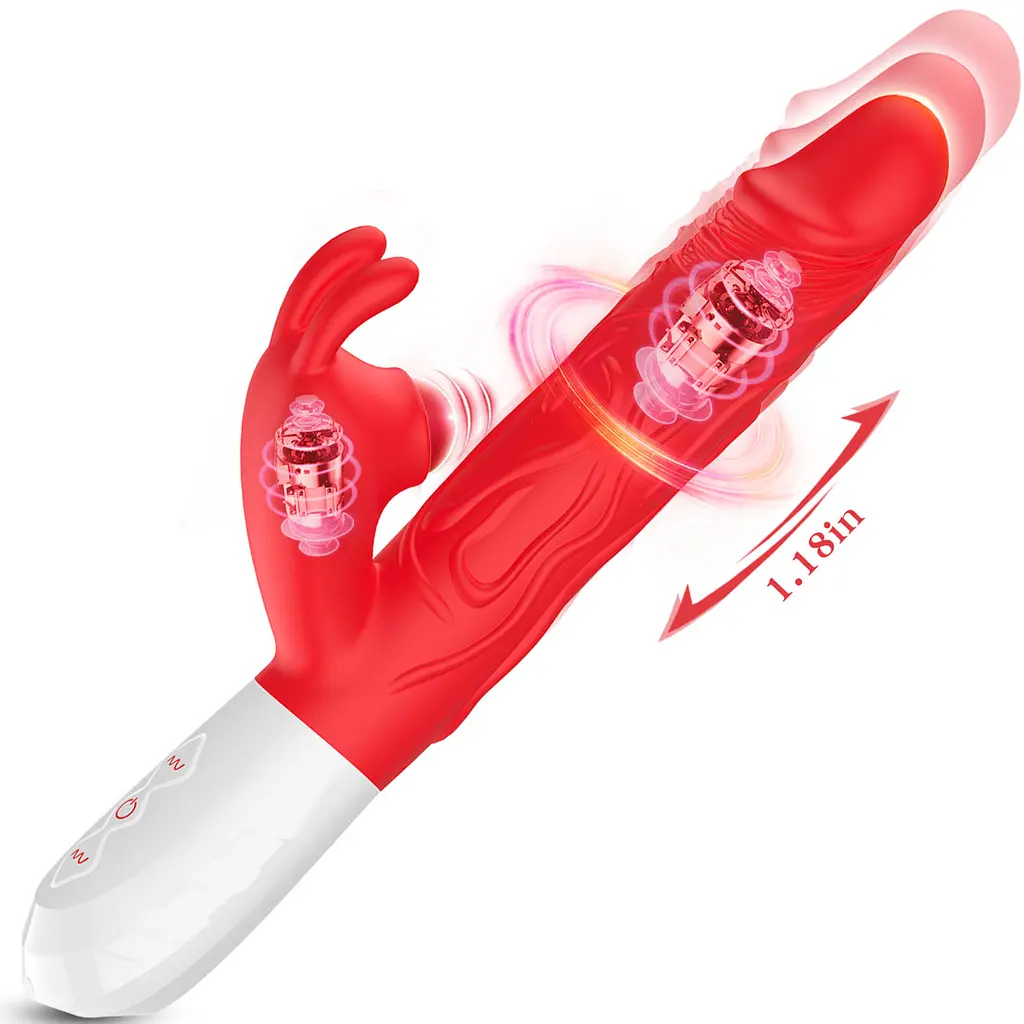 Вібратор B-Series Silicone Vibrator, силіконовий, 10 thrusting and7 Flapping Boss Series 63-00080 103506 - фото 6