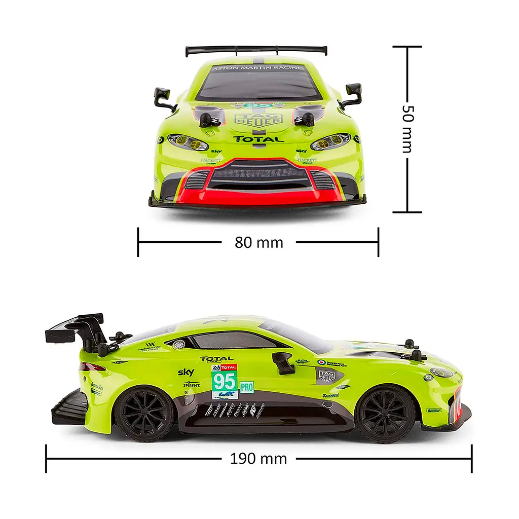 Автомобіль KS Drive на р/к Aston Martin New Vantage GTE 1:24, 2.4Ghz зелений (124RAMG) - фото 6