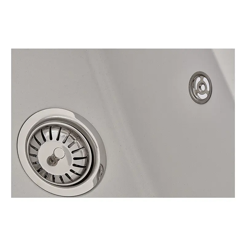 Кухонна мийка Zerix ZS-6250S-01 white ZX4587, Білий матовий - фото 3