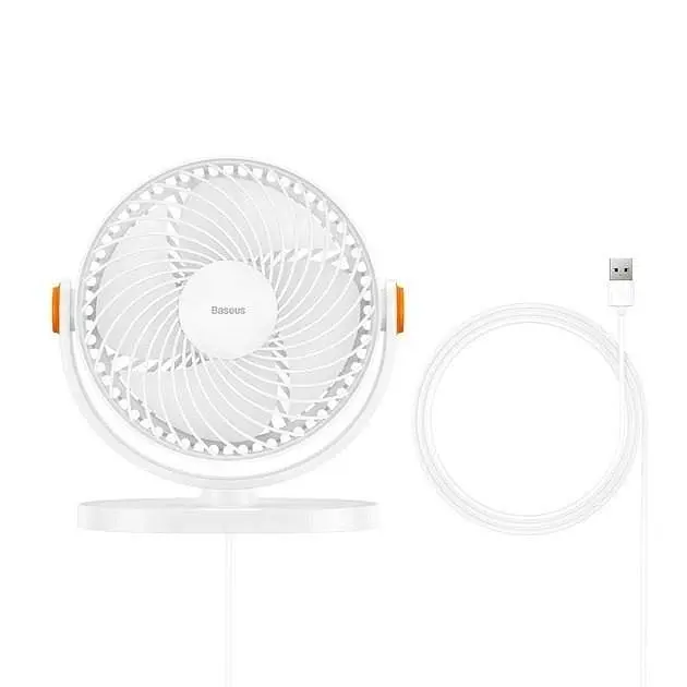 Портативний вентилятор Baseus Serenity Desktop Fan ACYY000002 White - фото 3