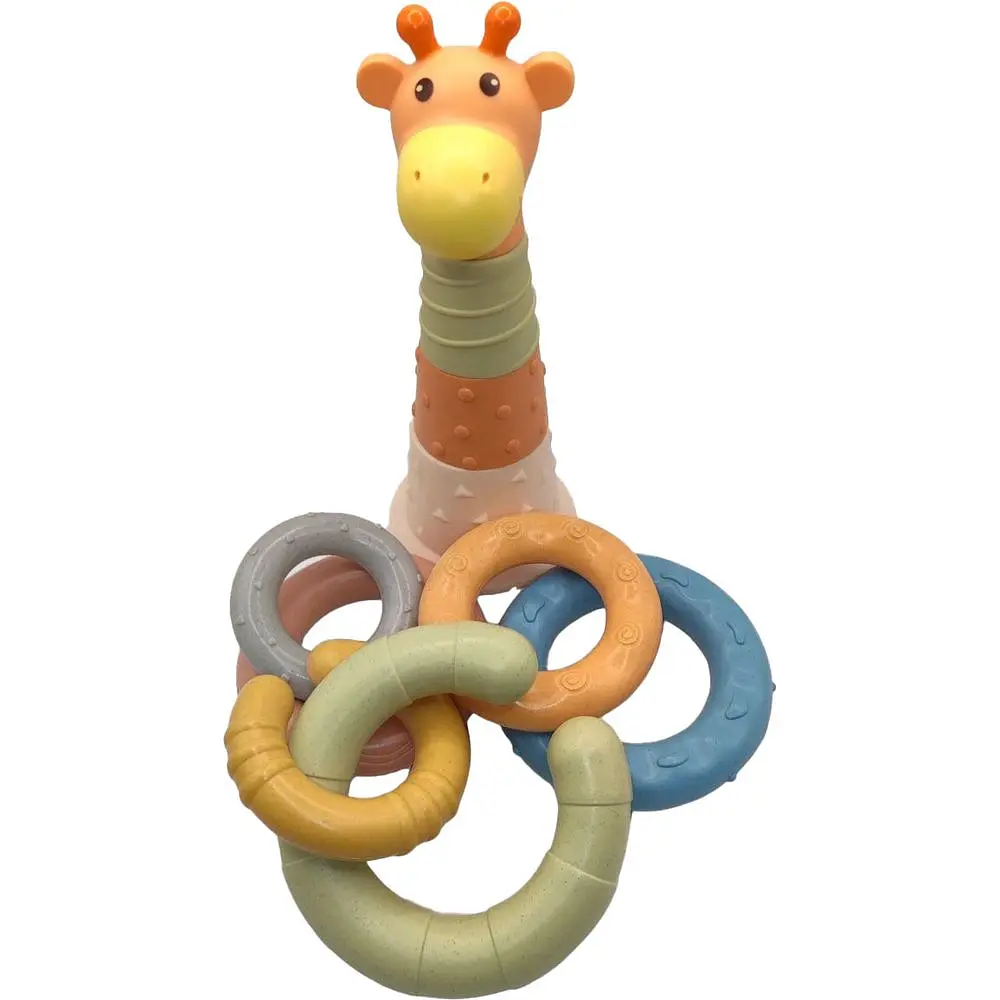 Пірамідка Bibi Toys Жираф тактильна 10 елементів (760837BT) - фото 2