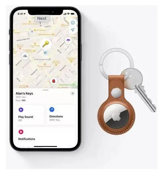 Бездротовий трекер - GPS-Мітка APPLE AirTag 2 біла (MFE94) - фото 6