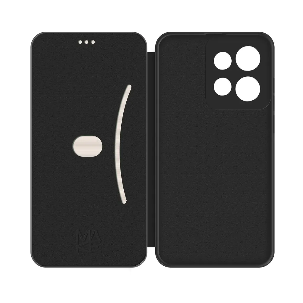 Чохол-книжка MAKE Motorola Edge 60 Neo Flip Black