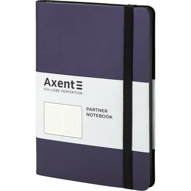 Блокнот Axent Partner Soft 125х195 мм у крапку 96 аркушів синій (8310-38-A) - фото 2