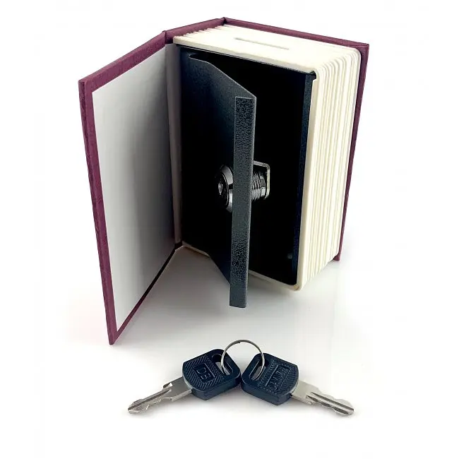Копилка Книга словарь коричневая 11.5х8х4.5 см - фото 2